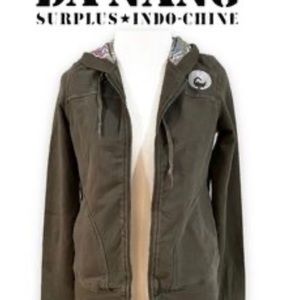 DA-NANG Dream Floral Zip-Up Hoodie and matching shorts sold as set 2 pieces